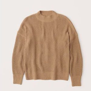 Light Brown Women's Boyfriend Chenille Sweater tag